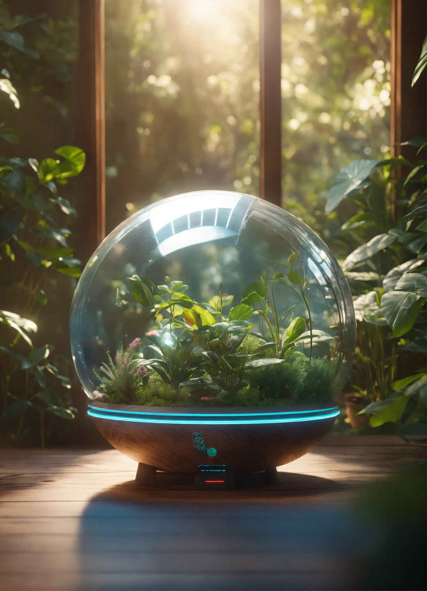 Memorial garden with flowering plants